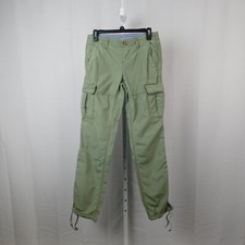 Banana Republic Straight Leg Stretch Weekend Cargo Pants - 4, Olive Green 551