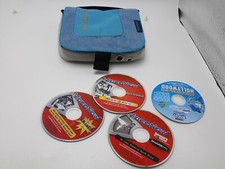 Vintage 2003 Original Video Now magenta Player w/ case & 3 discs TESTED WORKING