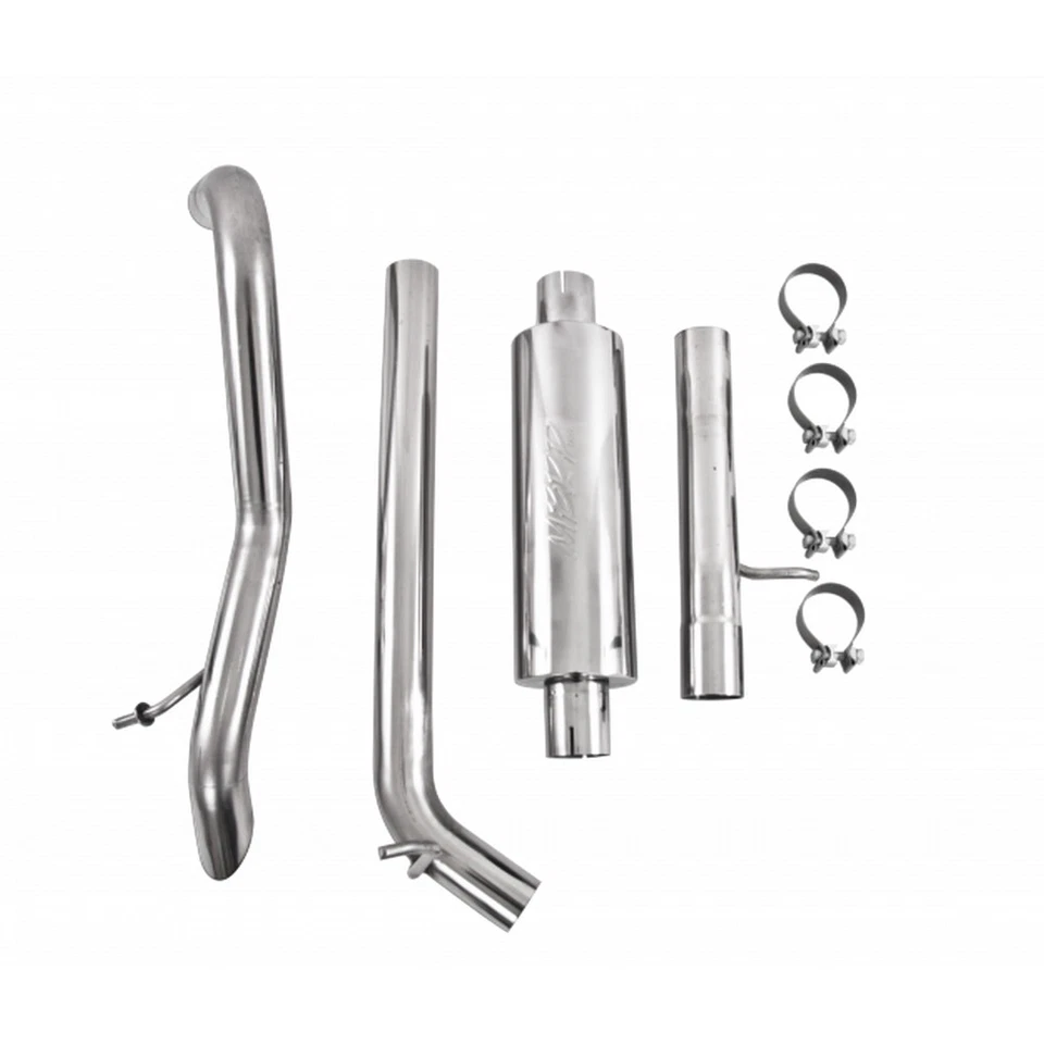 Escape trasero MBRP S5514AL acero gato para Jeep Wrangler Unlimited 2007-2011 3,8 V6 Foto 3 de 4