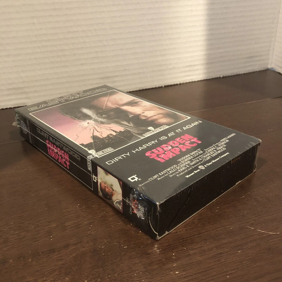 SUDDEN IMPACT VHS Tape Clint Eastwood Dirty Harry 4 Movie 1983 Sealed OOP NTSC - Image 4 of 4