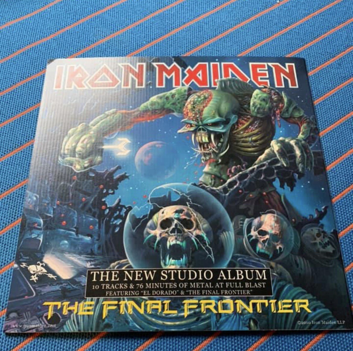 Iron Maiden Radio Station Promo Giveaway Poster Final Frontier (LP 