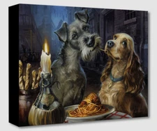 Disney Fine Art Treasures On Canvas Collection Bella Notte-Heather Edwards