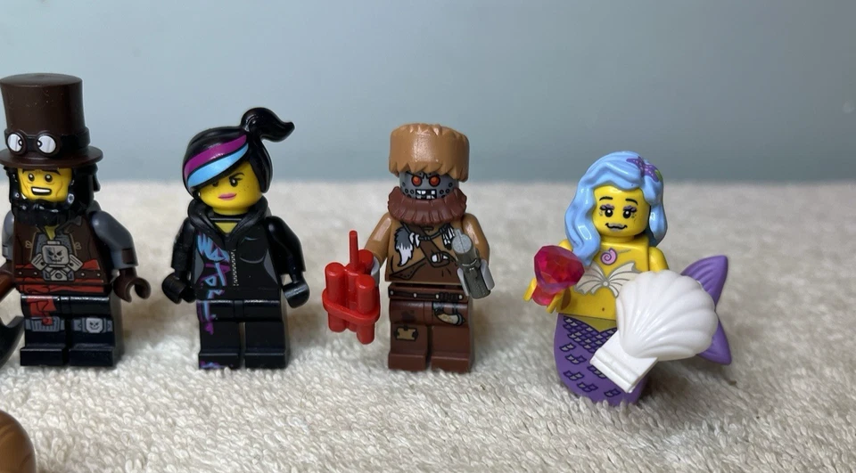 LEGO Movie Minifigures Lot Marsha Mermaid Wiley Scribble Face Fusebot Lucy MORE! - Image 4 of 4