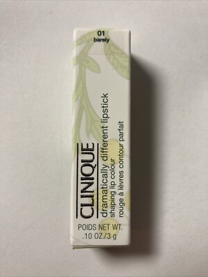 Clinique~Dramatically Different Lipstick Shaping Lip Colour~#01 Barely~.1 oz~