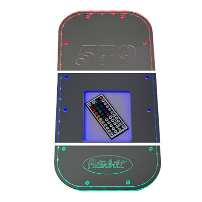 Peterbilt 579 Shift Boot Plate RGB Color Changing with Remote