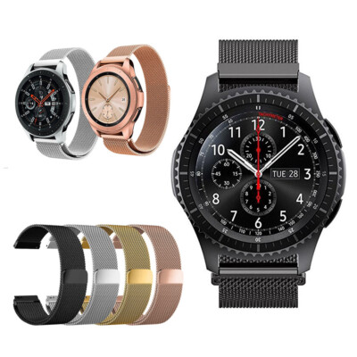 For Samsung Watch 3 45 46mm Gear S3 Frontier S3 Classic Milanese Loop Watch Band