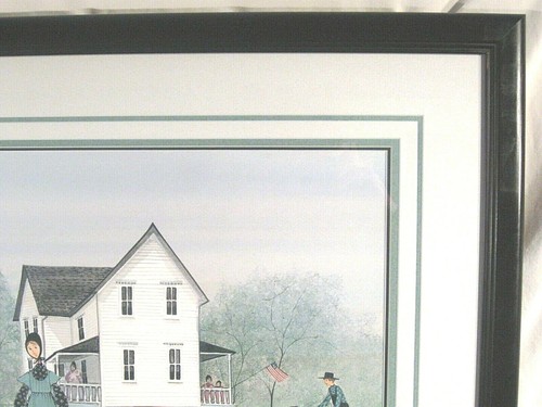 P. Buckley Moss The Farm House gerahmter Druck 23 7/8" x 26 3/4" 1994 - Bild 6 von 12