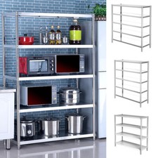 Catering Stainless Steel Shelving Commercial Kitchen Shelf Storage Rack Unit UK