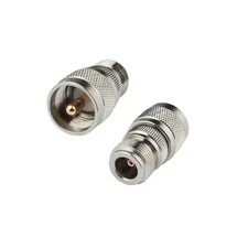2 pair For Bird 43 Thruline(c) RF Wattmeter Adapters UHF PL-259 to N-Type Female