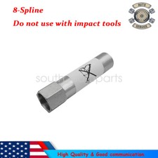 Replacement 1pc Single 65100 8-spline Lug Nut Key Lock Tool For Cars 1316 Hex