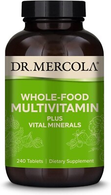 Dr. Mercola Whole-Food Multivitamin Plus Vital Minerals Vitamins 2000mg 240tab