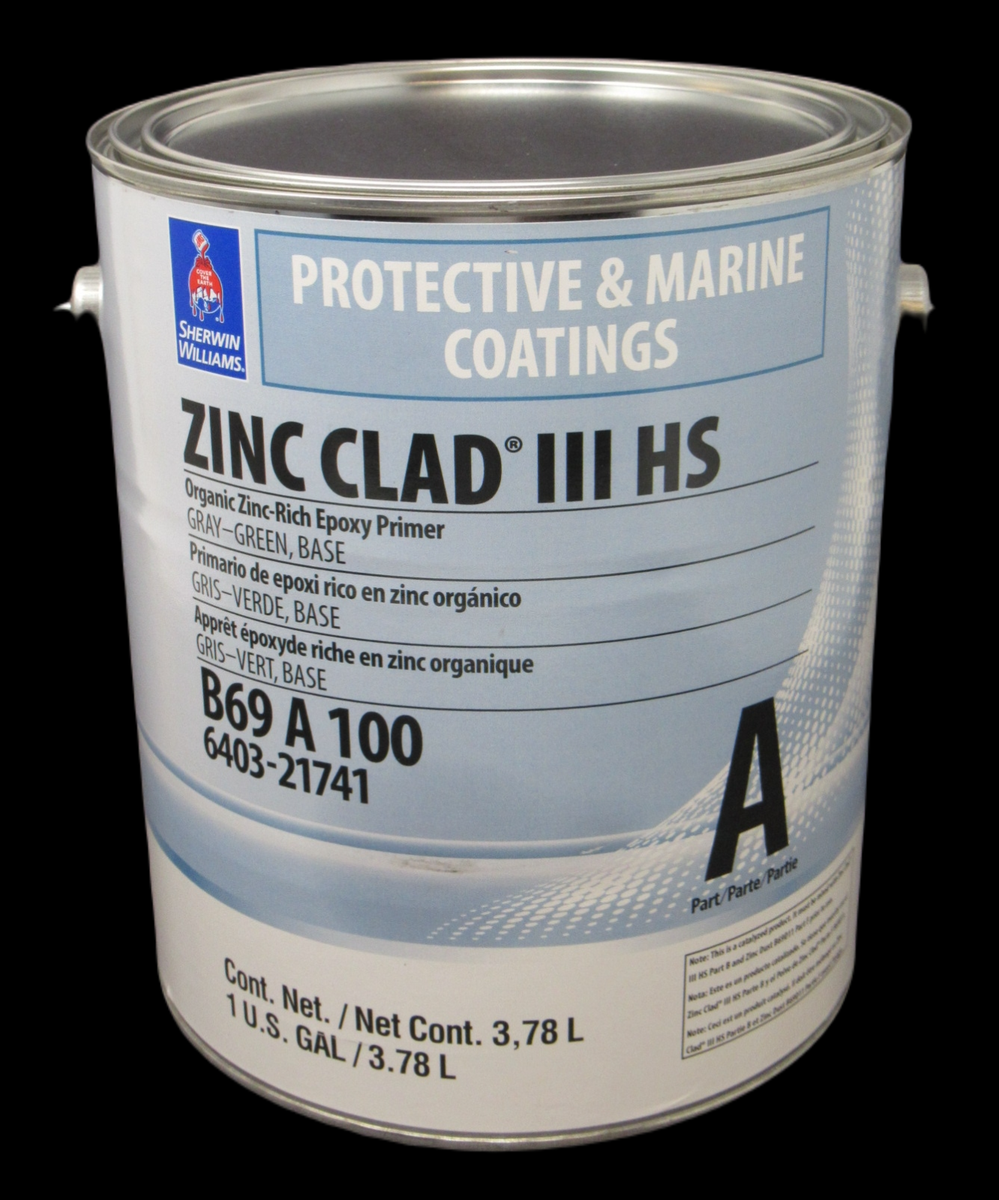NEW Sherwin-Williams Zinc Clad III HS Epoxy Primer Coating PART A