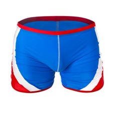 Men's Professional Soft Swimming Trunks Training Boxers Quick Dry Swim Shorts