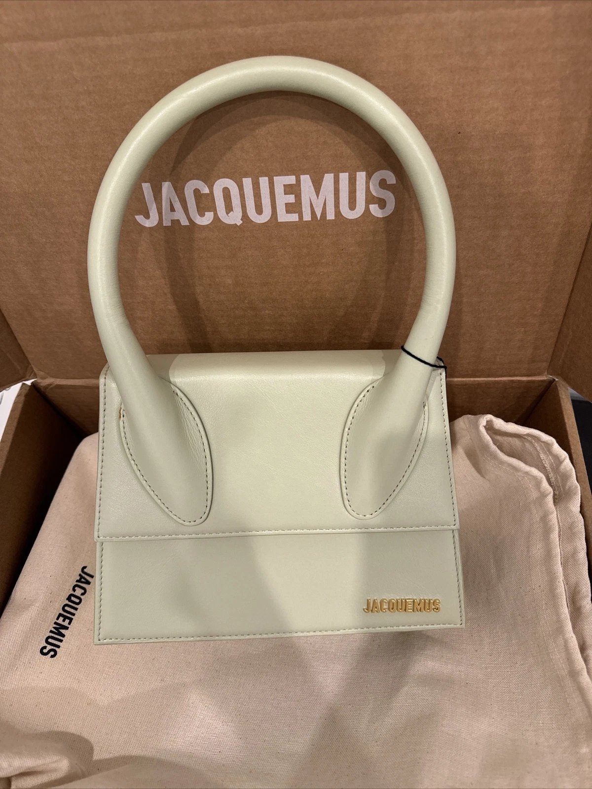 Jacquemus — Jacquemus Le Grand Chiquito Large Signature Handbag Light Green