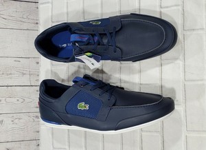 Lacoste Marina Blue Synthetic Lifestyle Sneakers Shoes MENS SIZE 13 | eBay