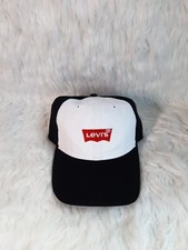New With Tags Youth Levi  s Snapback Baseball Hat Cap Spellout Logo Retro Black