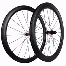 700C Ultralight Carbon UD Road Bike Wheel 25mm Width 58mm/80mm Depth Cincher
