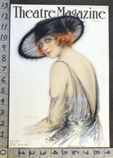 1919 Hamilton King Miss Peggy Oneill Actriz de cine Litografía de escenario Arte Cubierta [[SKU]