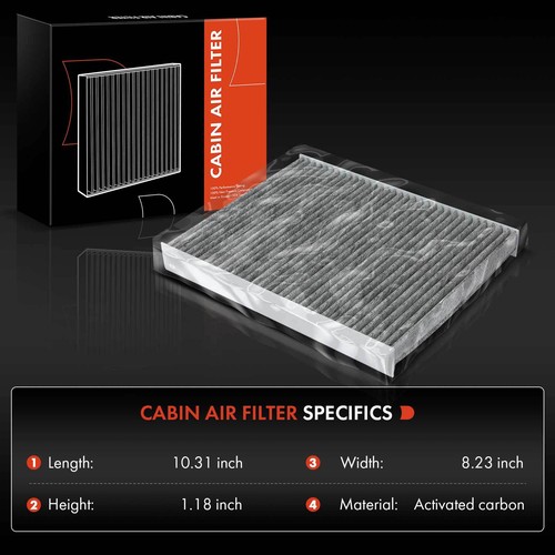 Engine & Cabin Air Filter with Activated Carbon for Hyundai Santa Fe Kia 2.4L - Foto 3 di 8