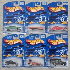 HOT WHEELS LOT OF SIX DIE-CAST VEHICLES MATTEL 2001