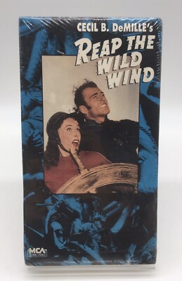 Cecil B. DeMille's Reap the Wild Wind Betamax 1989 NOT VHS Beta Tape SEALED