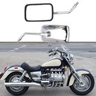 Chrome Motorcycle Rear View Mirrors For Honda Valkyrie 1500 Gl1500C 1800 Gl1800C (For: Honda Valkyrie 1800)