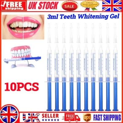 10X TEETH WHITENING GEL ADVANCED PROFESSIONAL GRADE DENTAL WHITE TOOTH BLEACHING