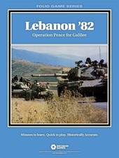 Decision Games Lebanon '82 Operation Peace for Galilee Folio Game