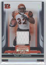 2006 Donruss Gridiron Gear X's Jersey 76/100 Rudi Johnson #23 0c2