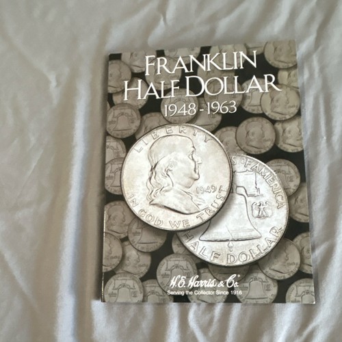 H.E. Harris & Co. Franklin Half Dollar Coin Album Collection 1948-1963