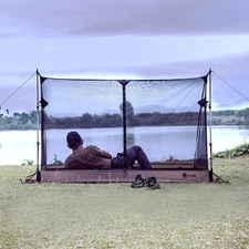 Outdoor Mesh Inner Tent 1 person Camping Shelter With Waterproof Tent Bathtub