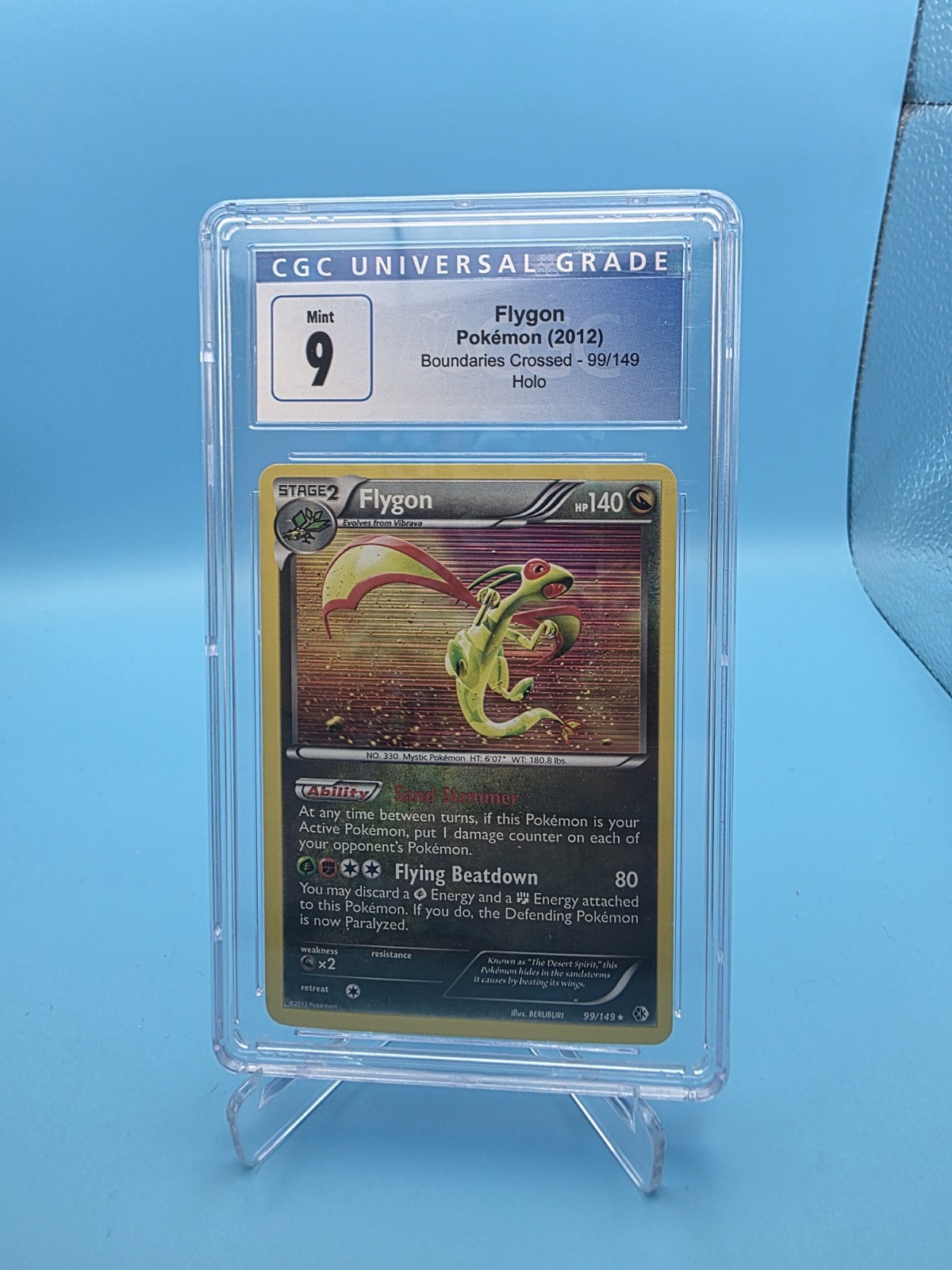 Flygon 99/149 Boundaries Crossed Reverse Holo CGC Mint 9