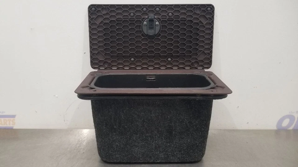 15 DODGE RAM 1500 PISO TRASERO CONTENEDOR DE ALMACENAMIENTO CONDUCTOR IZQUIERDO MARRÓN Foto 4 de 4