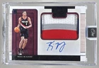 Kris Murray 2023 Panini One & One Blue Precision RC Jersey Patch Auto 17/49