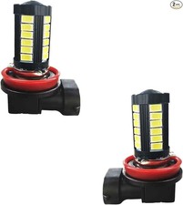 2PCS 9006 Car LED Fog Light Bulbs, 12V Plug and Play Auto Anti-fog Lights with 5
