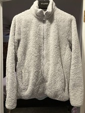 Uniqlo Women s Gray Zip up Fleece - Size Large - EUC