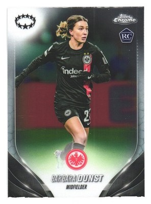 2023-24 Topps Chrome Women's UCL Eintracht Frankfurt Barbara Dunst RC