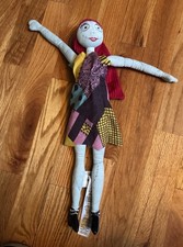 Disney The Nightmare Before Christmas Sally Plush Rag Doll Tim Burton 21"