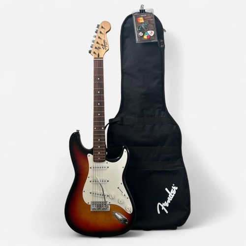 Squier by Fender Stratocaster 50th Anniversary 1995 MIK Electric Guitar Bundle
