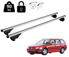 Dachträge Querträgerr Für VW Golf 4 Variant 1999-2006 Silber 108 cm 90 kg