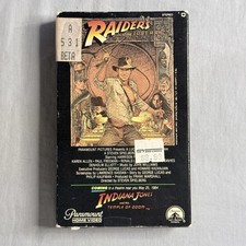 Raiders Of The Lost Ark - Indiana Jones Betamax Not VHS 1981 Harrison Ford