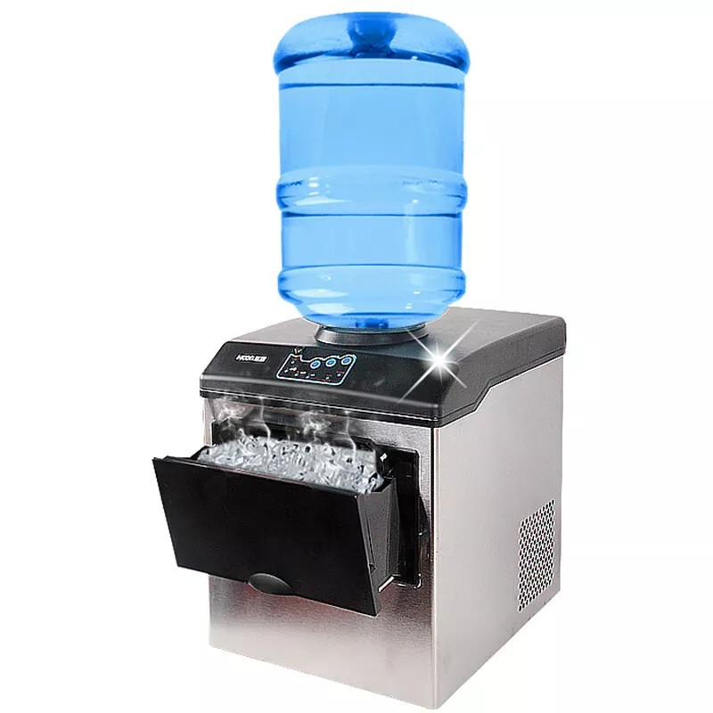 Máquina de cubitos de hielo comercial 220V potencia diaria 25 kg heladera