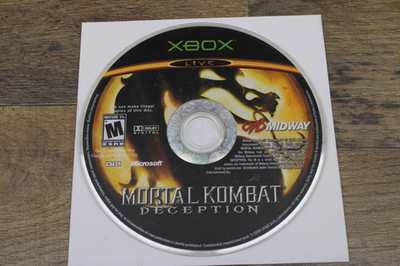 Mortal Kombat: Deception (Microsoft Xbox, 2004) Disc Only Video Game