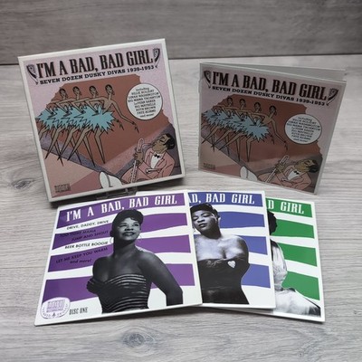 I'm a Bad, Bad Girl Seven Dozen Dusky Divas 1939-1953 3CD Box Set 2004 Sanctuary