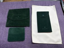 vintage Rolex Travel pouch And Cloth set x2 .  4 Pieces For 42 C