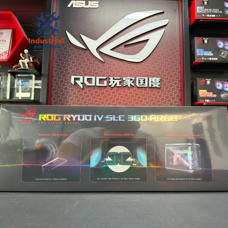 NEW ASUS ROG RYUO IV 360 ARGB AIO Liquid CPU Cooler 360mm Radiator Free shipping - Image 3 of 4