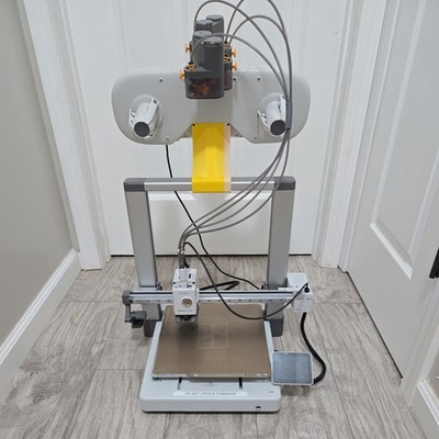 Bambu Lab A1 Combo 3D Printer with AMS Lite, and top mount (No Original Stand)