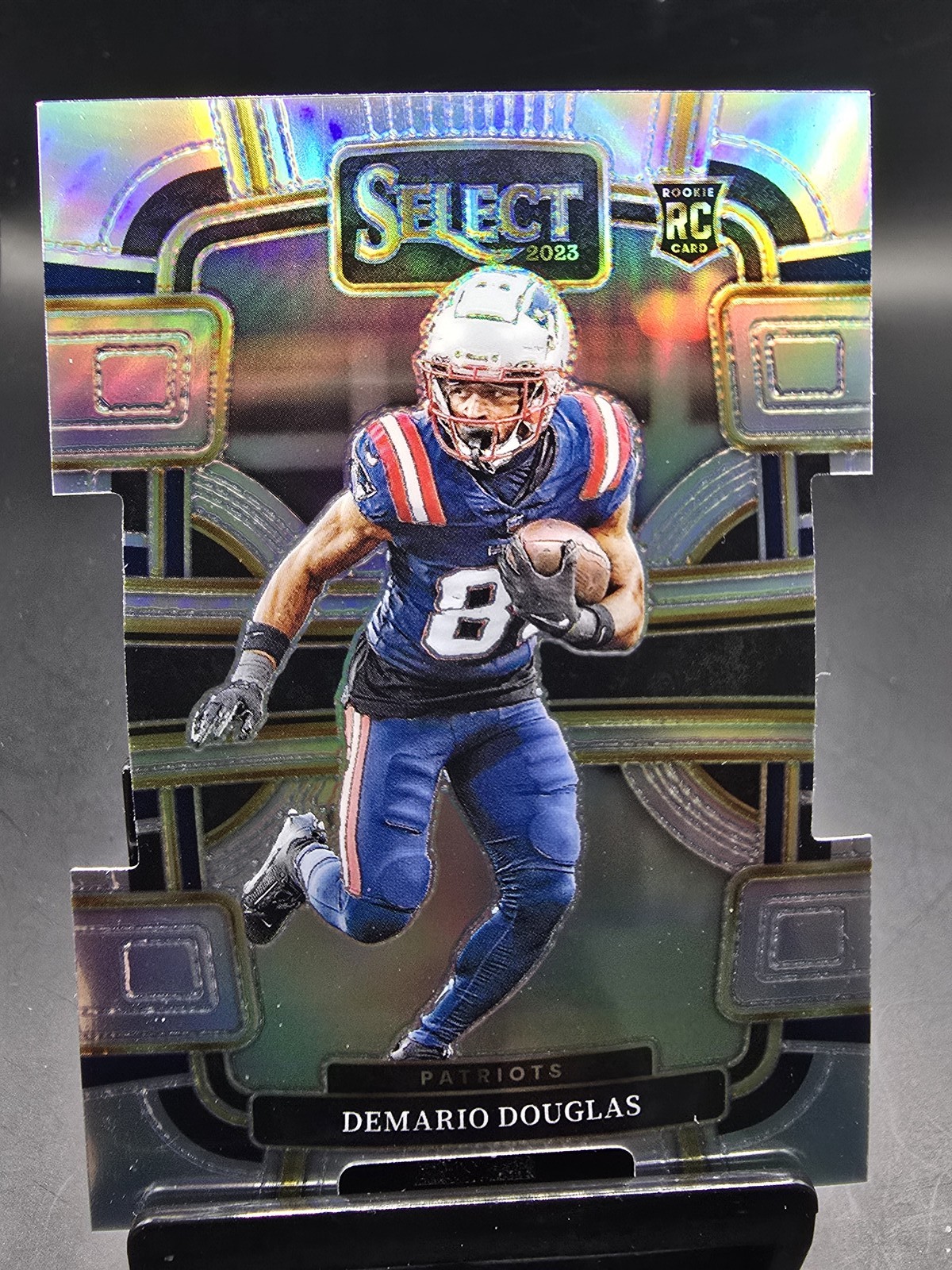 2023 Panini Select #68 Demario Douglas Silver Prizms Die Cuts Rookie RC