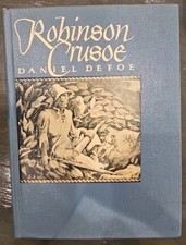 Robinson Crusoe, HC VINTAGE 1957, by Daniel Defoe Illustr. N.C.Wyeth, 368 Pages