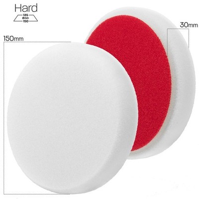 Menzerna Hard Cut Pad Standart white - 150 mm - P150H WAX FOAM PAD Polierschwamm